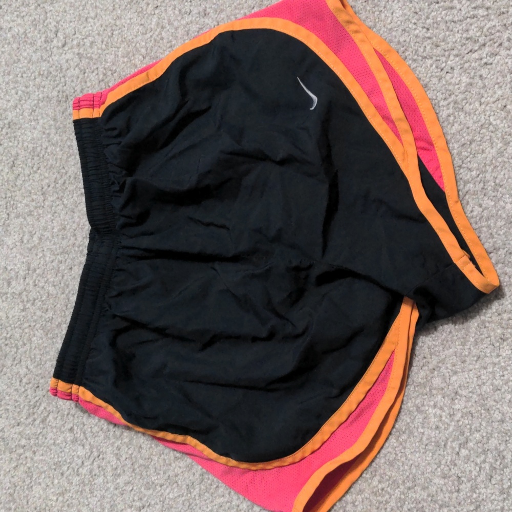 Nike running short.